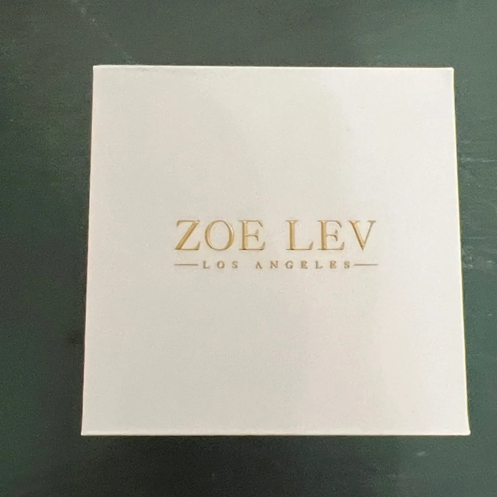 Brand New Diamond Huggies by Zoe Lev - Picture 3 of 6